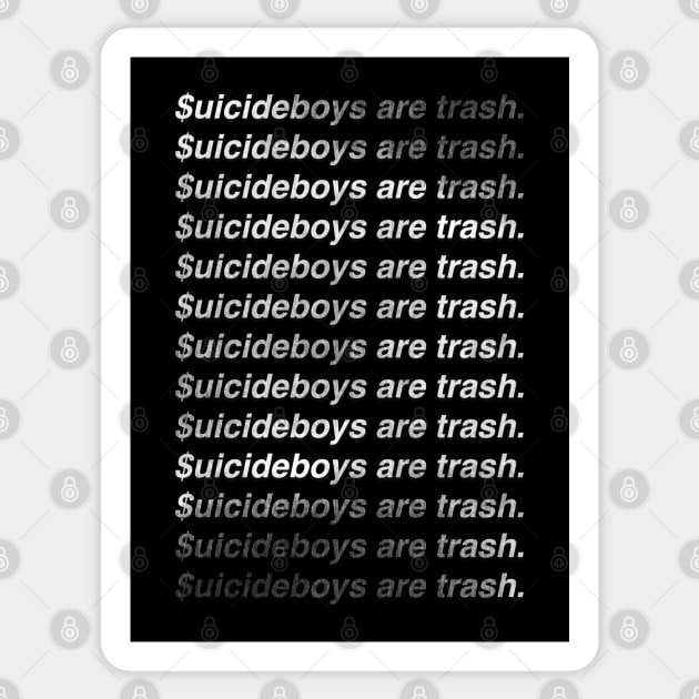 $uicideboys are trash Sticker by braprone